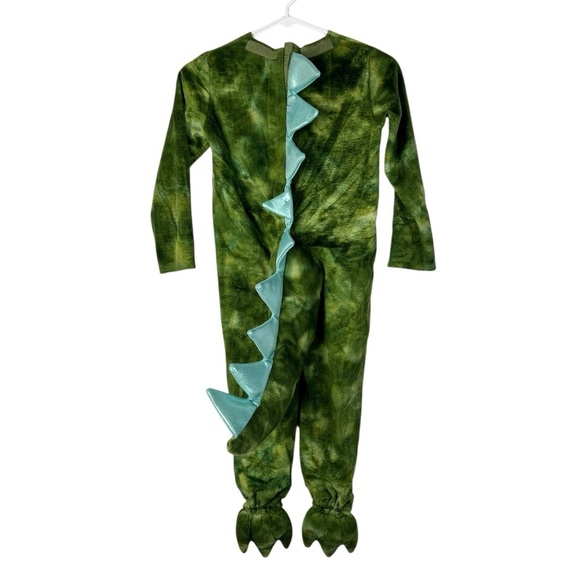 Pottery Barn Kids Green T-Rex Light Up Halloween Costume 4-6 - Picture 3 of 11